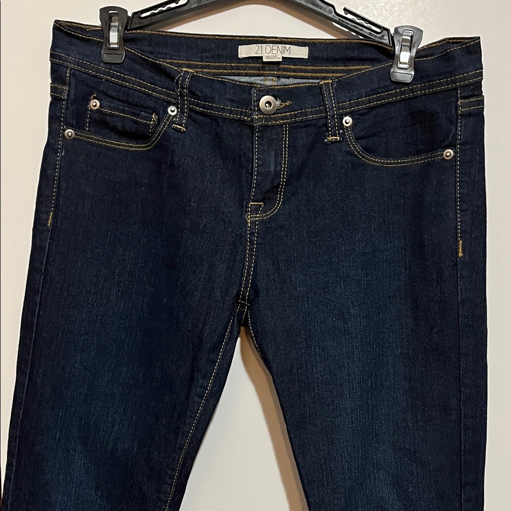 2.1 Denim Women's Midnight Blue Skinny Jeans
